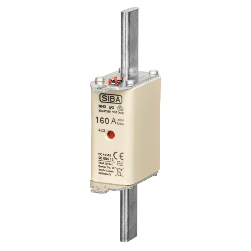 S20 004 13.160 - Предохранитель ножевой SIBA, 160 A, NH-2, gG, 500 В АС/440 В DC, Pronutec