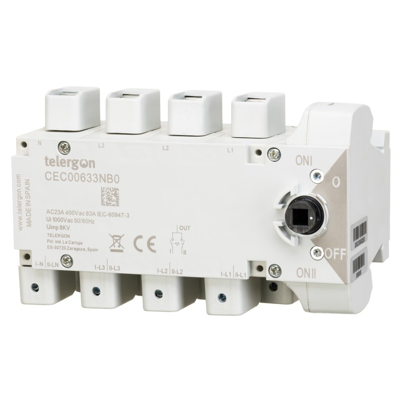 CEC00633NB0 - Переключатель нагрузки CEC, 4P Ith-63 A, Telergon