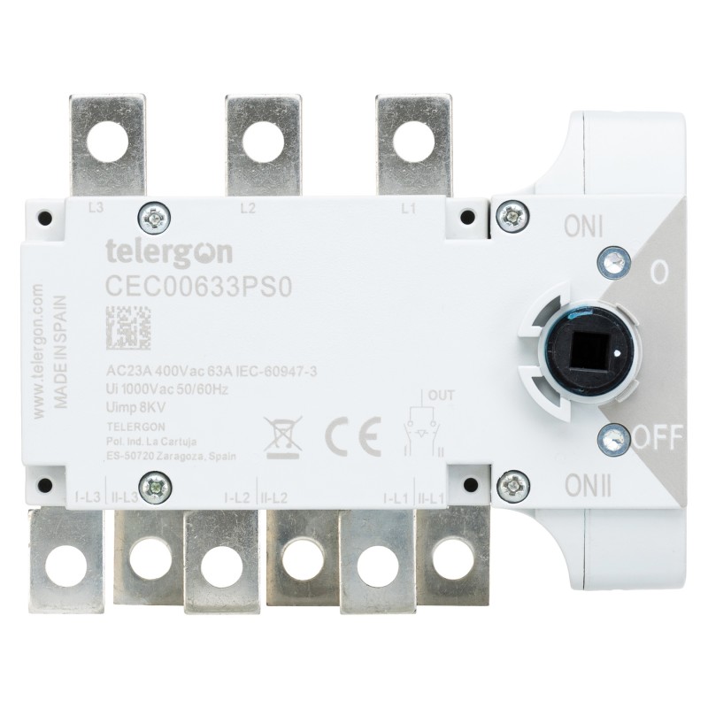 CEC00633PS0 - Переключатель нагрузки CEC, 3P Ith-63 A, Telergon