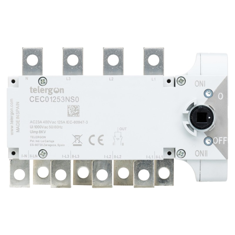 CEC00803NS0 - Переключатель нагрузки CEC, 4P Ith-80 A, Telergon