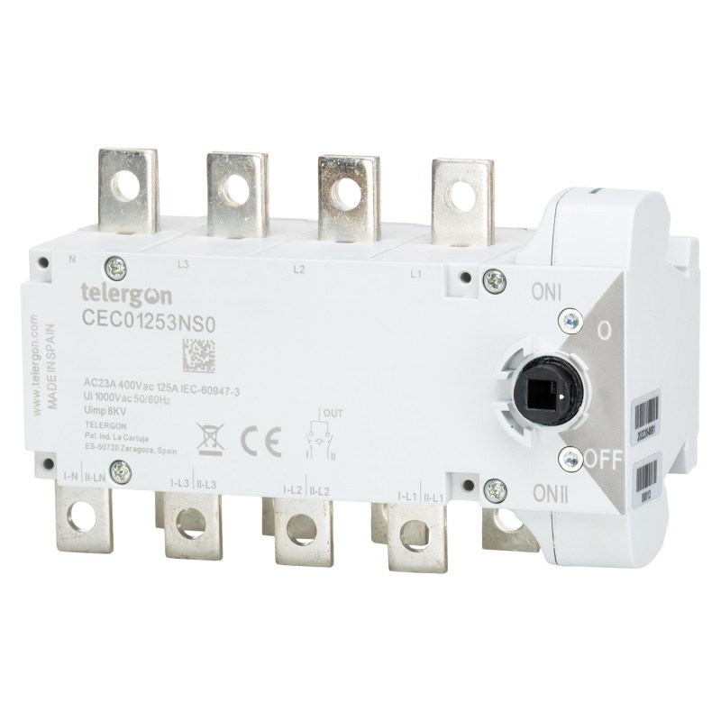 CEC00803NS0 - Переключатель нагрузки CEC, 4P Ith-80 A, Telergon