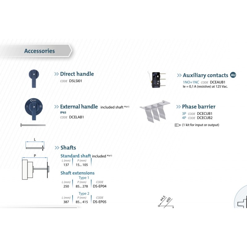 CEC00633PS0 - Переключатель нагрузки CEC, 3P Ith-63 A, Telergon