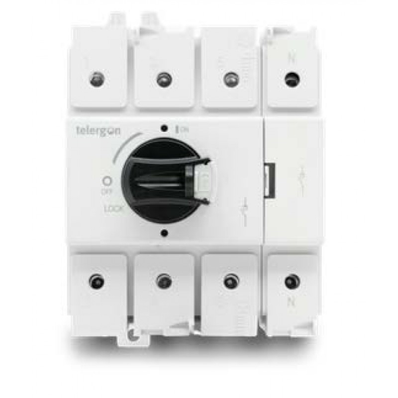 S3-00803P1DB - Выключатель модульный с прямой ручкой, 3P Ith-80 A, Telergon