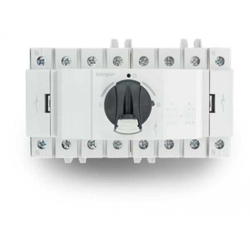 S3L00803P1DB - Переключатель модульный с прямой ручкой, 3P Ith-80 A, Telergon