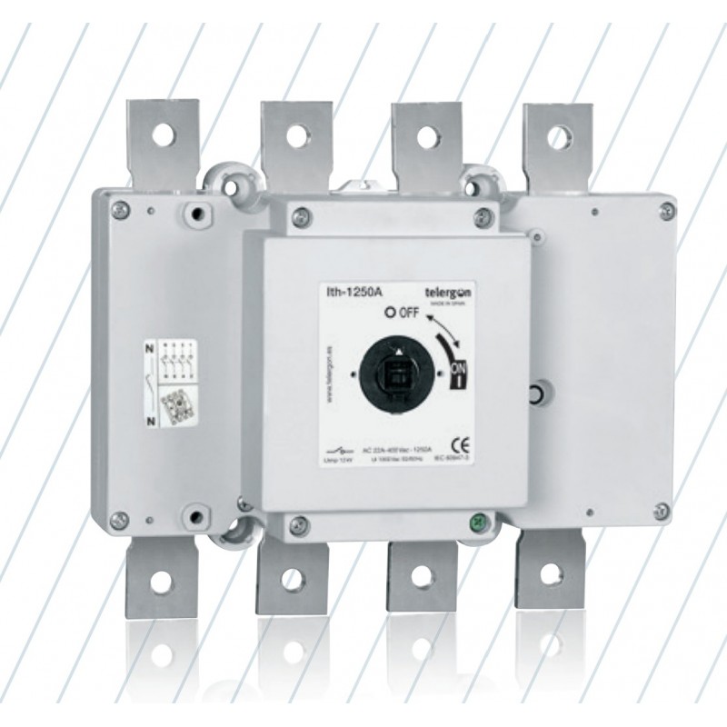 S5-12503NC0 - Выключатель нагрузки S5, 4P Ith-1250 A, Ue-400 В АС, Telergon