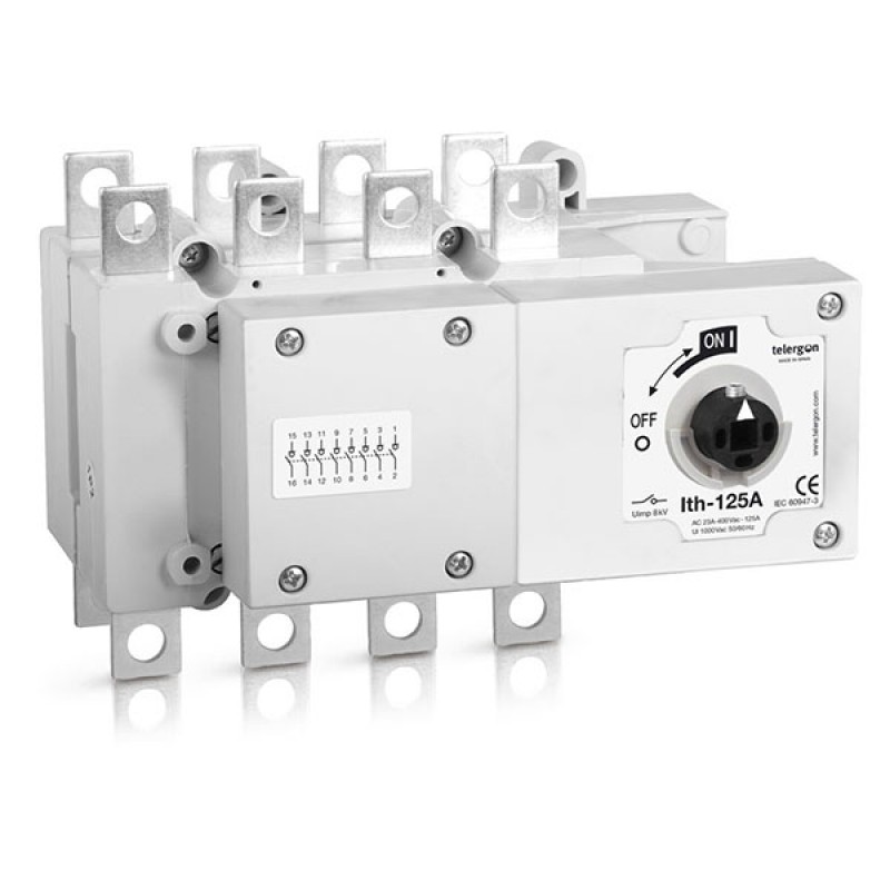 S5M01606PS0 - Выключатель нагрузки S5, 6P Ith-160 A, Ue-400 В АС, Telergon