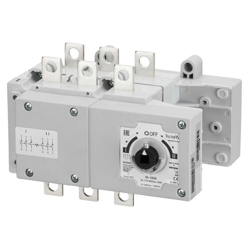 S5F01603PS0 - Переключатель нагрузки S5F/0, 3P Ith-160 A, Telergon