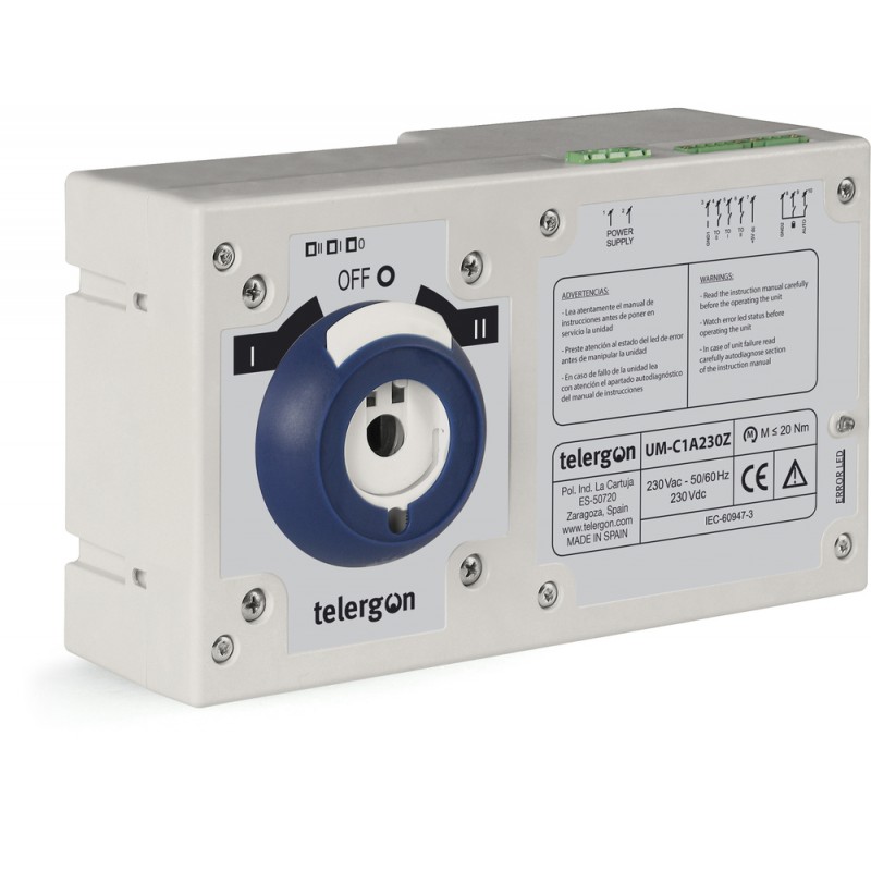 UM-S1A230Z - Моторный привод для выключетелй S6/1; S5/1 (250-400A) U-230 В АС, Telergon