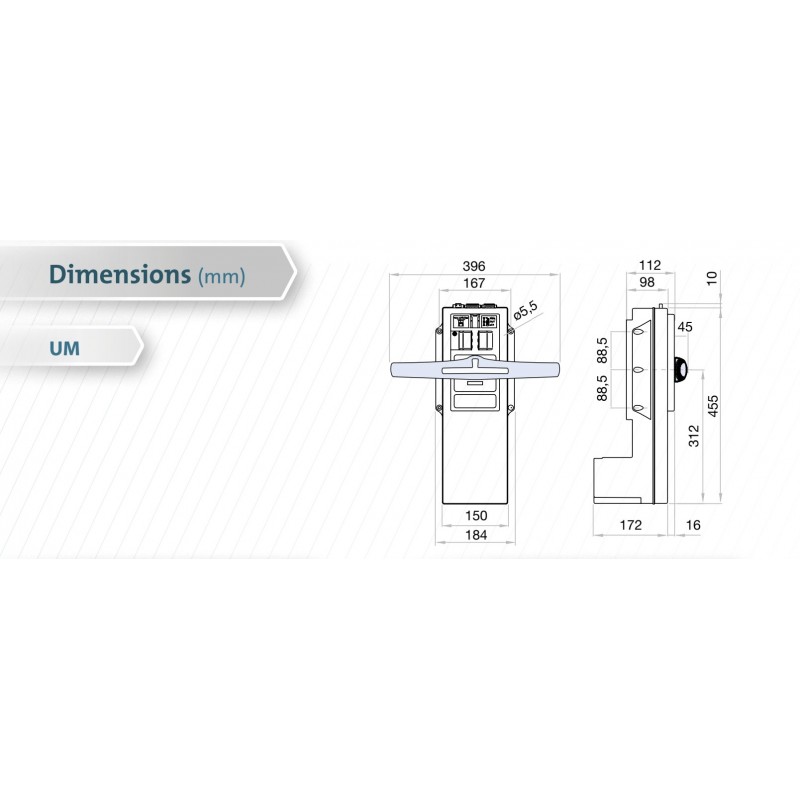 UM-S31230MV - Моторный привод для выключетелй S5/3 (800-1250A) U-230 В АС, Telergon