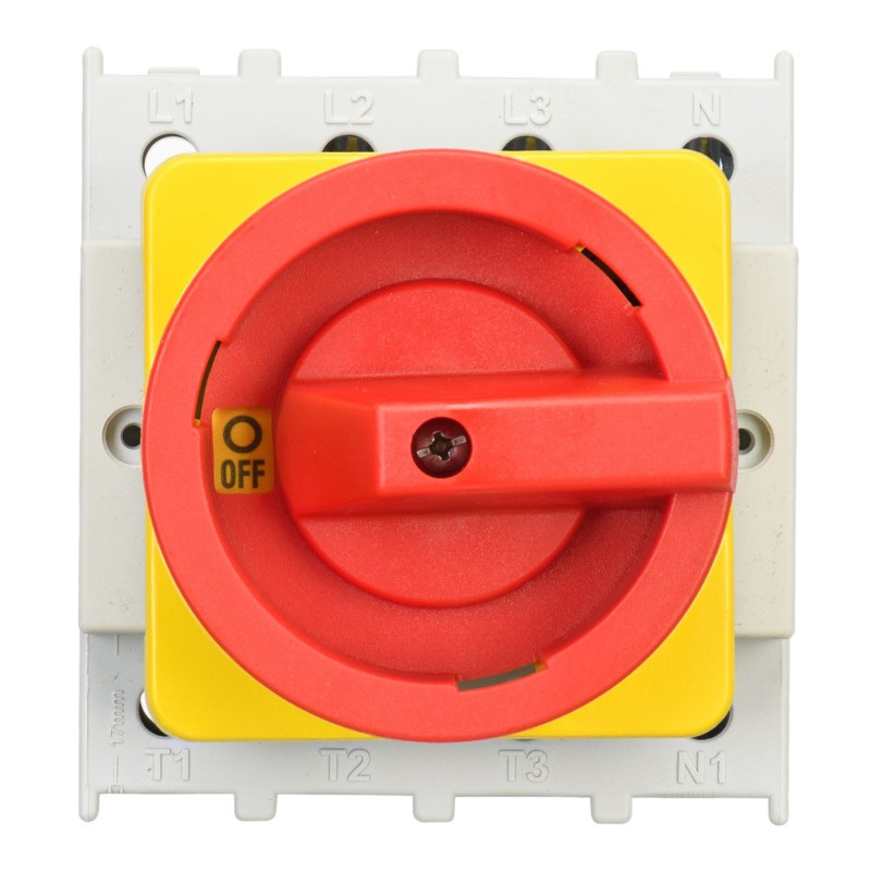 ZBK125EHN4A3 - Выключатель дверного монтажа с жесткой ручкой, 3P Ith-125 A, IP66, Telergon