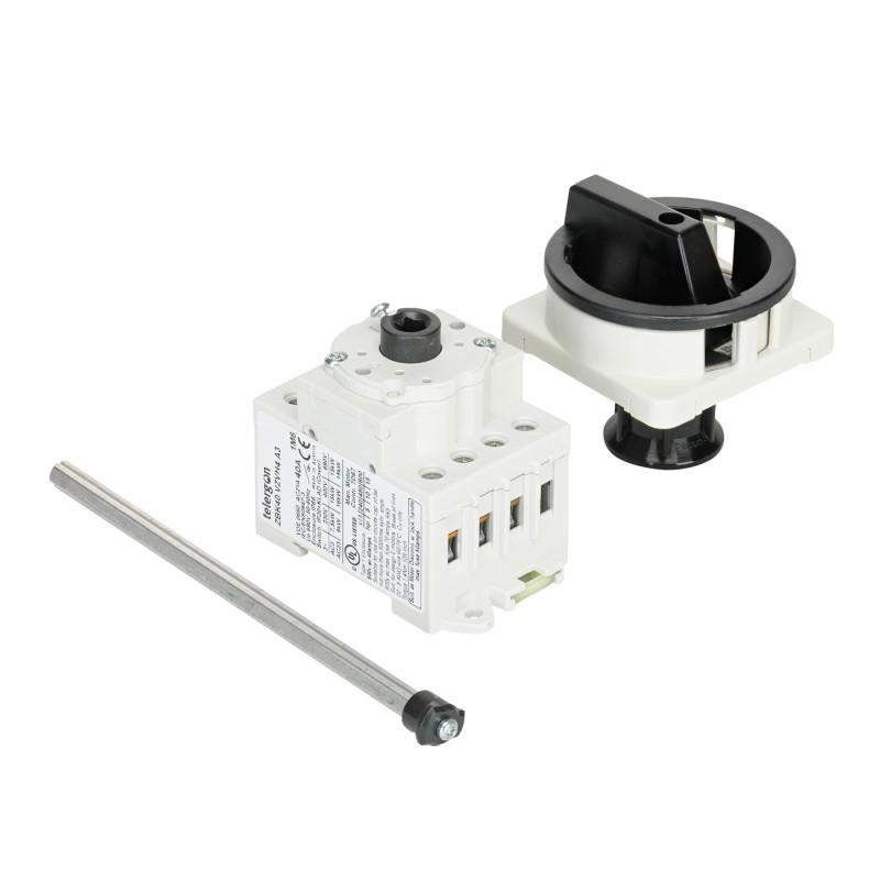 ZBK25VZVH4A3 - Выключатель модульный с выносной ручкой, 3P Ith-25 A, Telergon