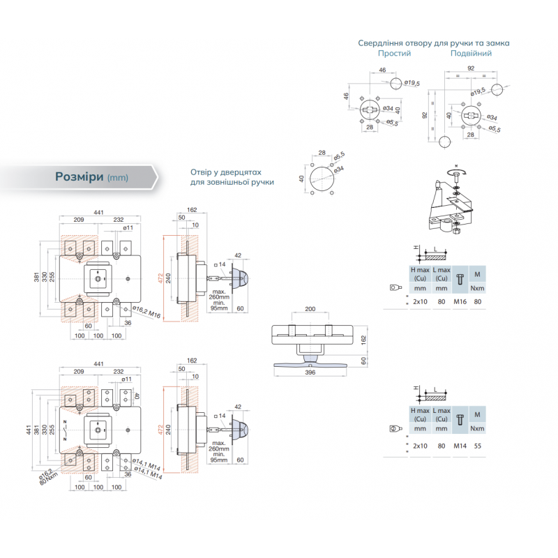 S5-10003PS0 - Выключатель нагрузки S5, 3P Ith-1000 A, Ue-400 В АС, Telergon