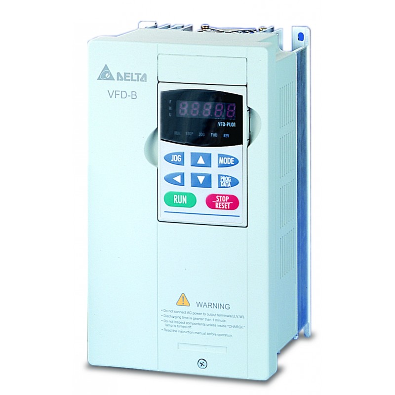 (VFD007B43A) Преобразователь частоты Delta electronics VFD-B, P=0.75 кВт, Uвх=3Фх380В/Uвых=3Фх380В
