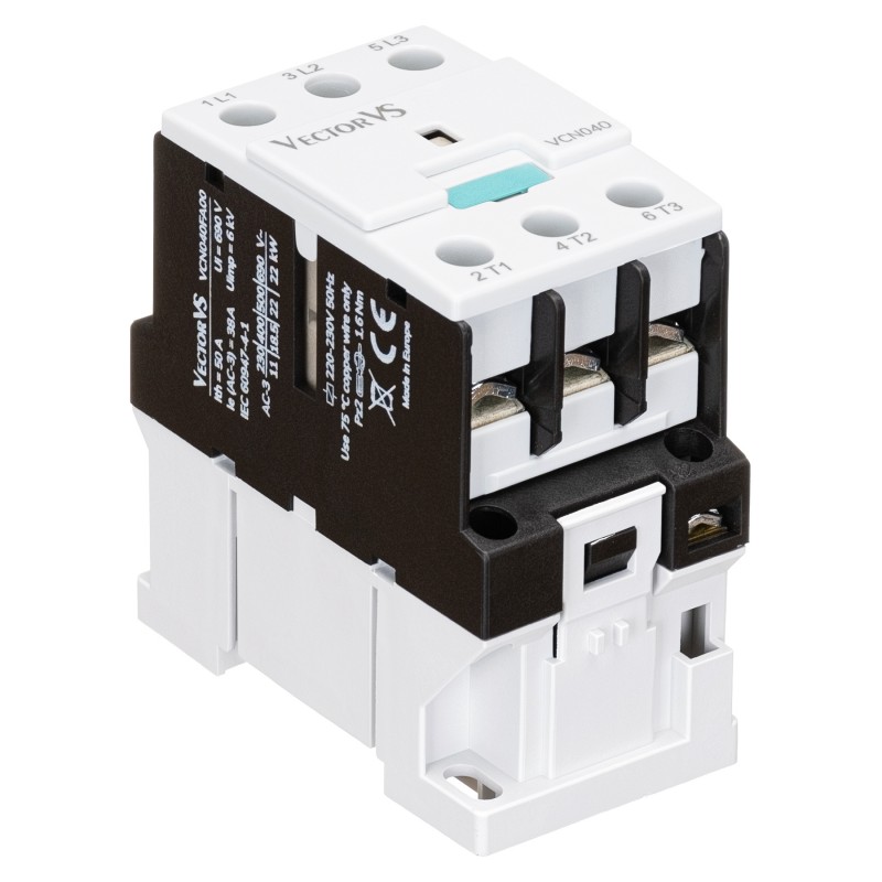 Контактор VCN, In-32 A, 15 кВт, Uc-400 В AC, Vector (Rade Končar) (VCN032KA00)