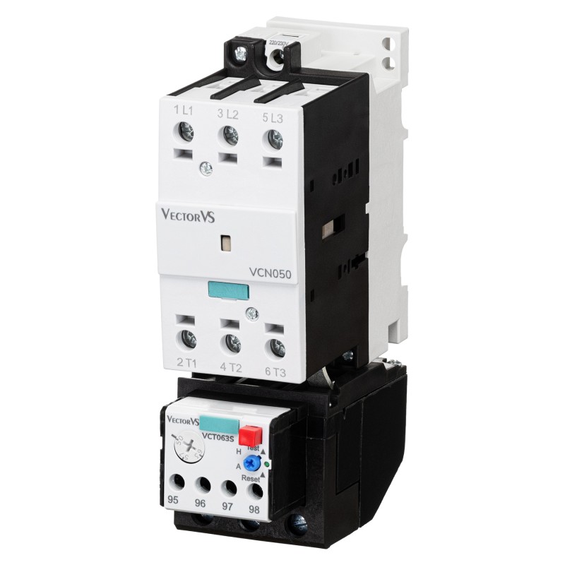 Тепловое реле VCT для контакторов VCN 50-70, Ir-25-40 А, Vector (Rade Končar) (VCT040S)