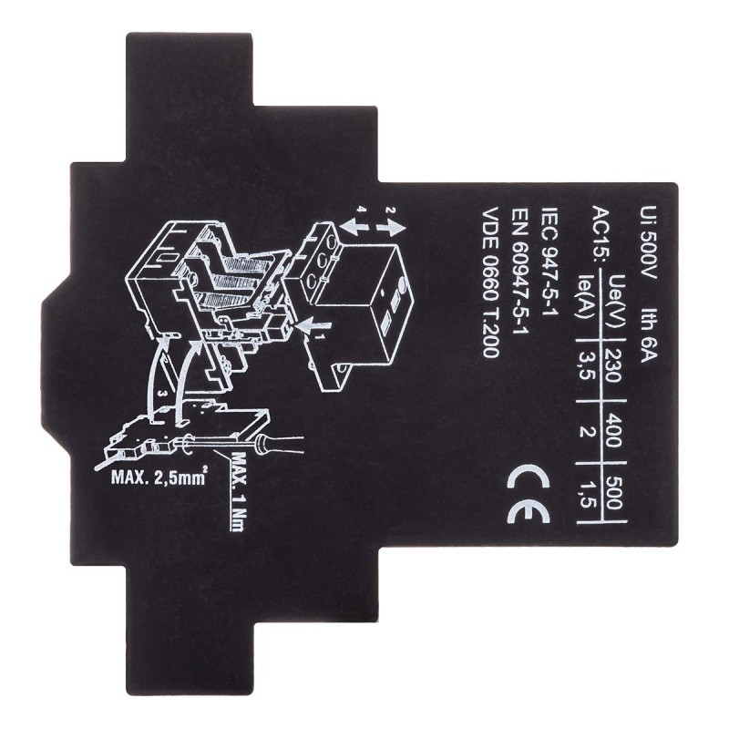 38901501000 - Дополнительный контакт состояния RS11 1NO+1NC. для MS25. Iskra