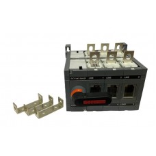 Переключатель нагрузки MCS (I-0-II), 3P Ith-250 A, Ue-415 В АС(AC23A) с прямой ручкой и шинными перемычками, EON (MCS-250A/3P)