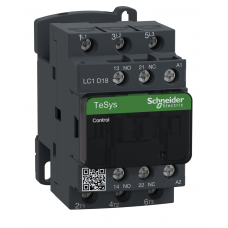 LC1D18BD - Контактор Tesys D, In-18 A, 7,5 кВт, Uc-24 В DC, 1NO+1NC, Schneider Electric