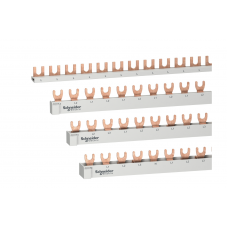 R9XFH418 - Шины соединительные (гребенки) вилка 3Р+N на 18 мод., Schneider Electric