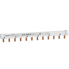 EZ9XPH212 - Шины соединительные (гребенки) штыревая 1Р+N на 12 мод., Schneider Electric
