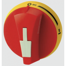 Ручка выносная фронтальная для Sirco M (I-0) 100...125 A IP65, Тип S00, Красно/Желтый, Socomec (14740111)