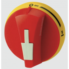 Ручка выносная фронтальная/боковая для Sirco M (I-0) 16...80 A IP65, Тип S00, Красно/Желтый, Socomec (14741111)