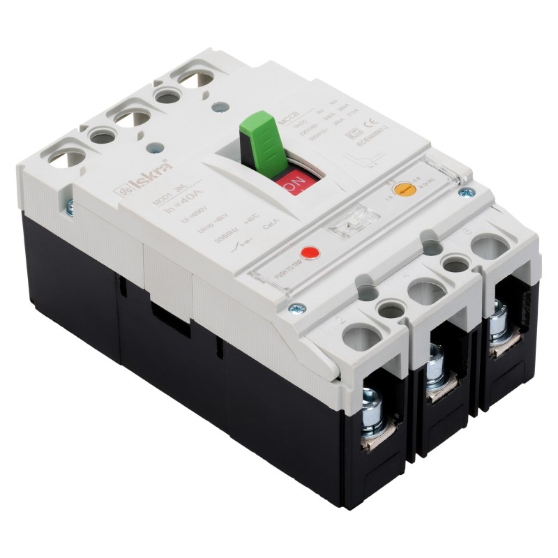Автоматический выключатель MOD1 3NL OLD, 3P In-40 А, 36кА, термомагнитный (0.8-1), Iskra (786103493000)