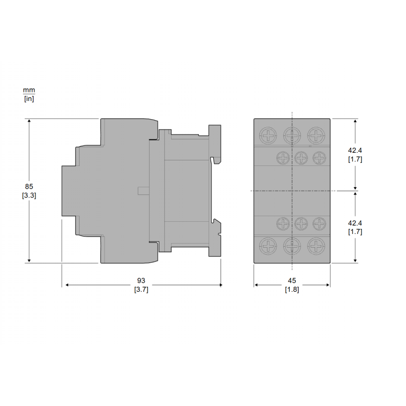 LC1D323BD - Контактор Tesys D, In-32 A, 15 кВт, Uc-24 В DC, 1NO+1NC, пружин.,Schneider Electric