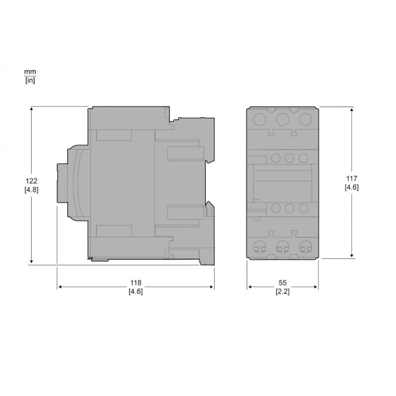 LC1D40AB7 - Контактор Tesys D, In-40 A, 18,5 кВт, Uc-24 В AC, 1NO+1NC, Schneider Electric