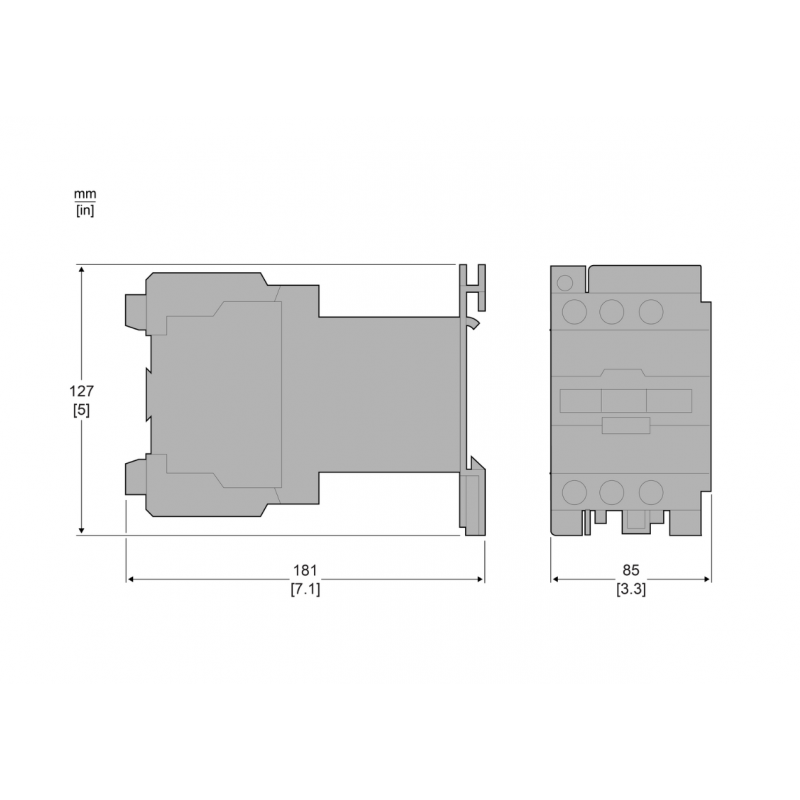 LC1D80AM7 - Контактор Tesys D, In-80 A, 37 кВт, Uc-220 В AC, 1NO+1NC, Schneider Electric