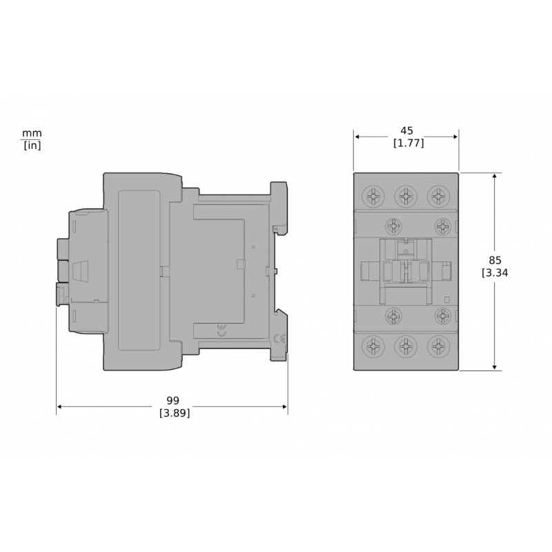 LC1E3810BD - Контактор Tesys E, In-38 A, 18,5 кВт, Uc-24 В DC, 1NO, Schneider Electric