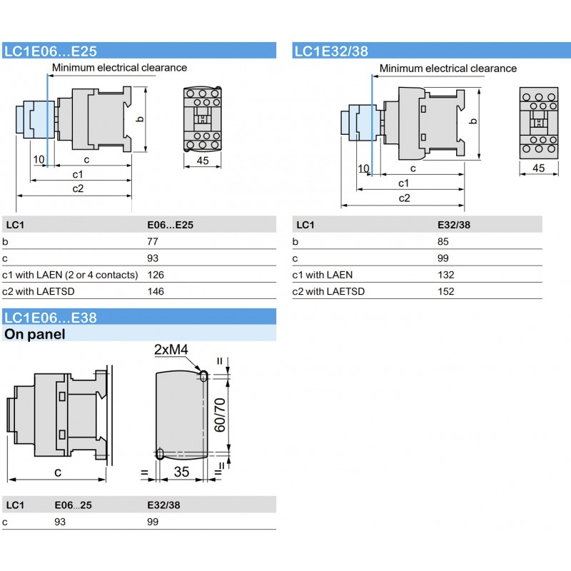 LC1E1210Q5 - Контактор Tesys E, In-12 A, 5,5 кВт, Uc-380 В AC, 1NO, Schneider Electric