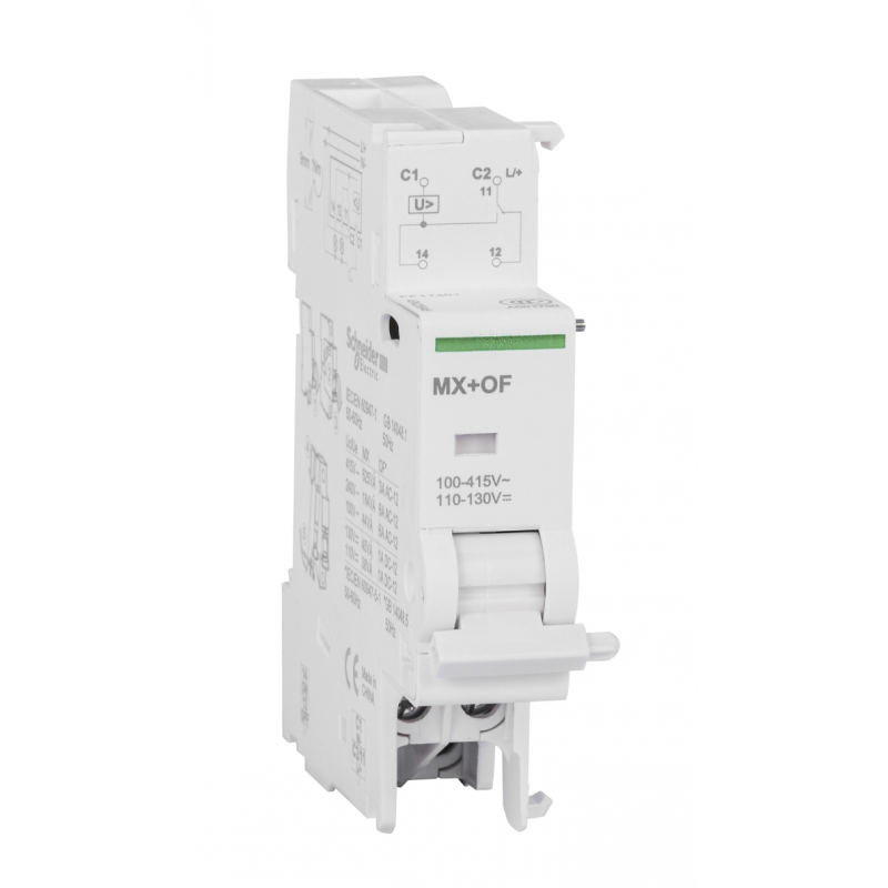 A9N26946 - Независимый расцепитель MX+OF, 100-415В AC; 110-130 В DC + 1 C/O для iDPN, C120, C60H-DC, Schneider Electric