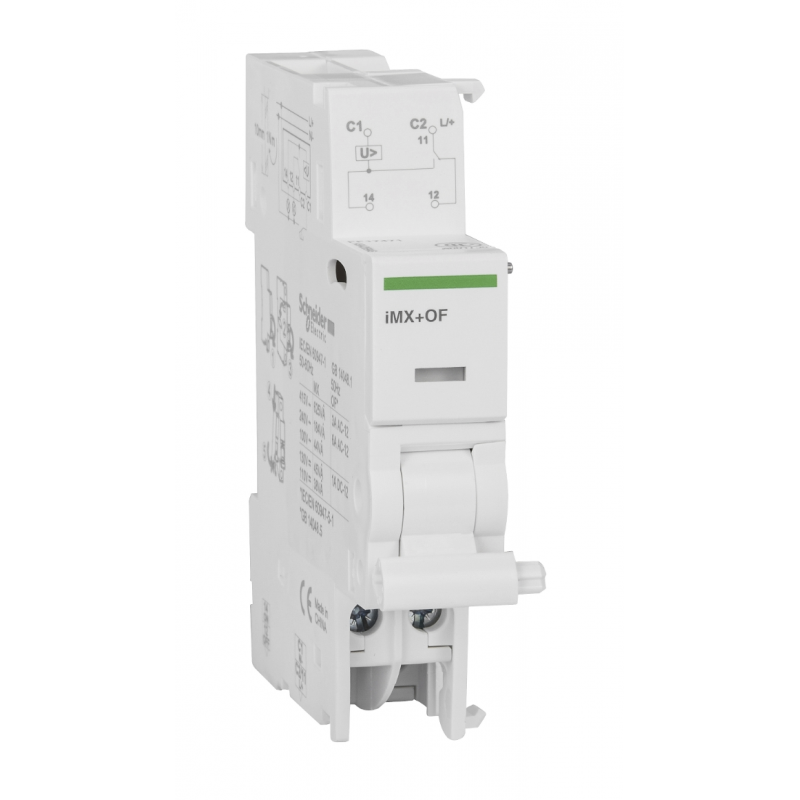 A9A26948 - Независимый расцепитель iMX+OF, 12-24 В AC/DC + 1C/O для iC60, iID, iDPN Vigi, Schneider Electric