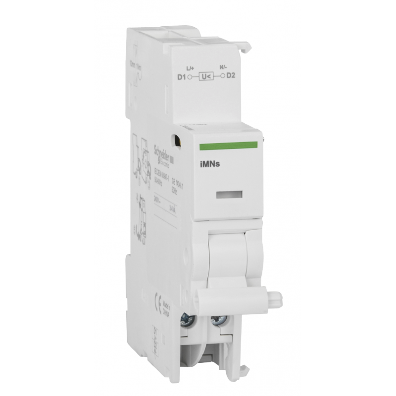 A9A26963 - Расцепитель минимального напряжения iMNs, 220-240 В АС для iC60, iID, iDPN Vigi, Schneider Electric