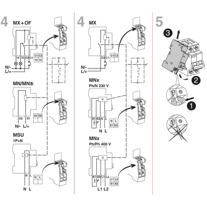 A9N26960 - Расцепитель минимильного напряжения MN, 220-240 В АС для iDPN, C120, C60H-DC, Schneider Electric