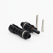 Коннектор MC4 с резьбой M12, 6 мм², 1500 В DC, In-30 А, IP67, TAKEL (507186)