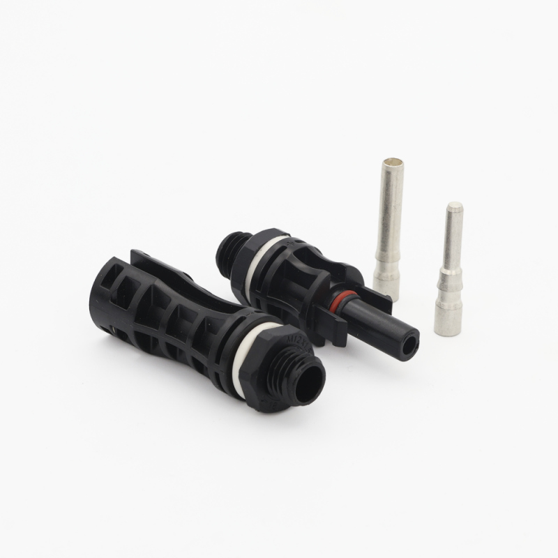 Коннектор MC4 с резьбой M12, 6 мм², 1500 В DC, In-30 А, IP67, TAKEL (507186)