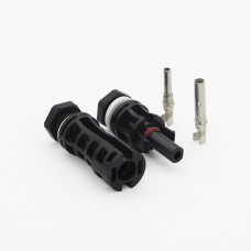 Коннектор MC4 с резьбой M12, 10 мм², 1500 В DC, In-65 А, IP67, TAKEL (507189)