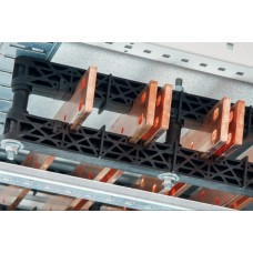 Шинодержатель для профильной медной шины шириной до 80 мм, 2000А (3-полюсный), Al-Cu System (IS32012CU2/C)