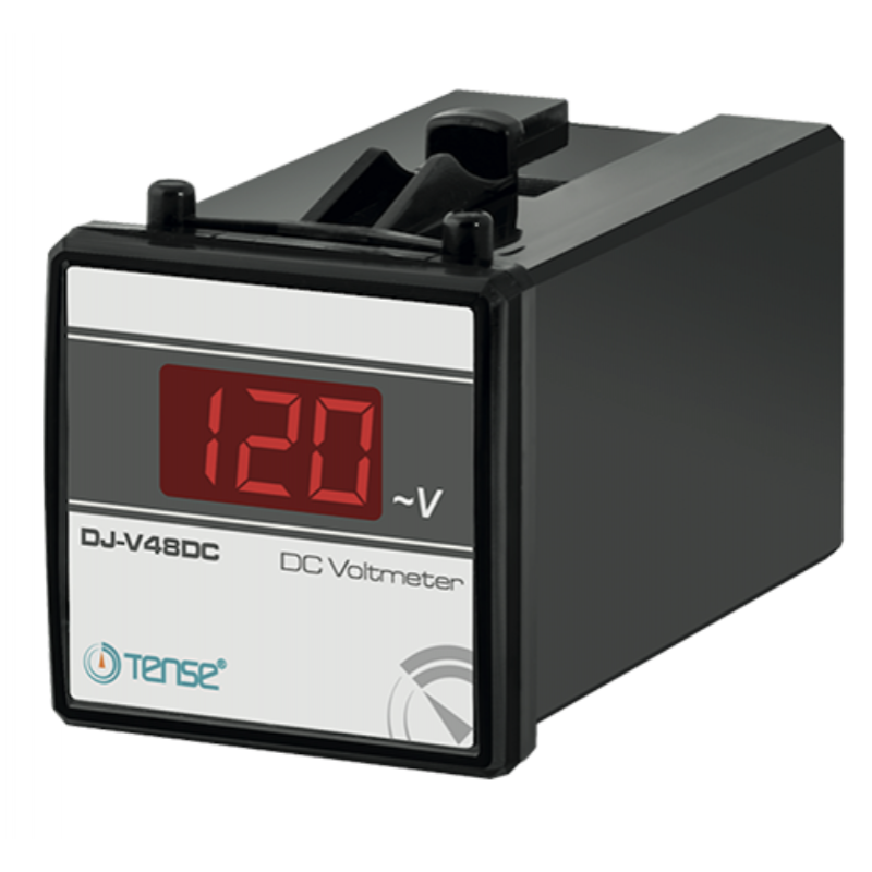 DJ‑V48DC – Однофазный вольтметр 1-300 В DC, 48×48, Tense DJ‑V48DC – Однофазный вольтметр 1-300 В DC, 48×48, Tense