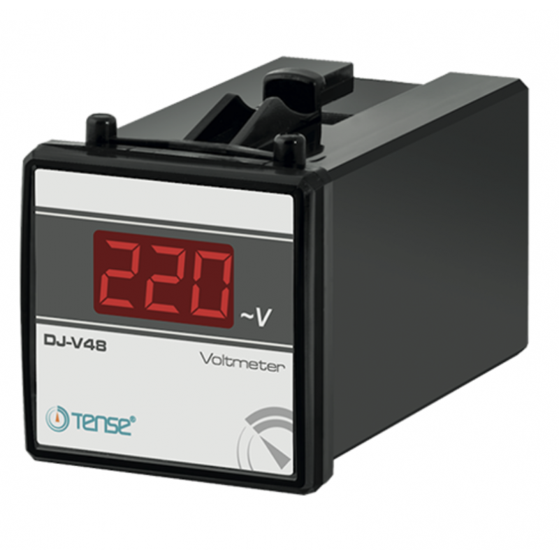DJ‑V48 – Однофазный вольтметр 0-500 В AC, 48×48, Tense DJ‑V48 – Однофазный вольтметр 0-500 В AC, 48×48, Tense