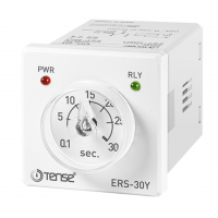 ERS-30Y - Реле задержки включения до 30 сек, врезной монтаж + цоколь, 220 В АС, TENSE