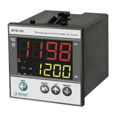DTZ-72 - Температурный контроллер PID с таймером, 0-400°C, 220 В АС, 72х72, TENSE
