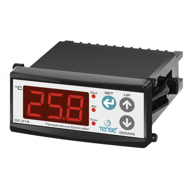 DT-312- Температурный контроллер -20...+100°C, 220 В АС, 36х78, TENSE