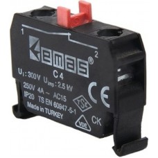 Блок-контакт (1НЗ) для использования с кнопками серии C, для постов PV, EMAS (C4CK)