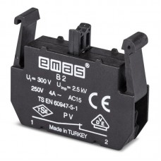 Блок-контакт STOP (двойная скорость) 1NC, для постов PV, EMAS (PVB2)