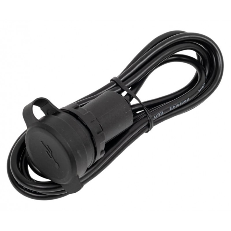 USB-разъем с проводом 1,5м Ø22 с защитной крышкой, USB 3.0, EMAS (BUSB)