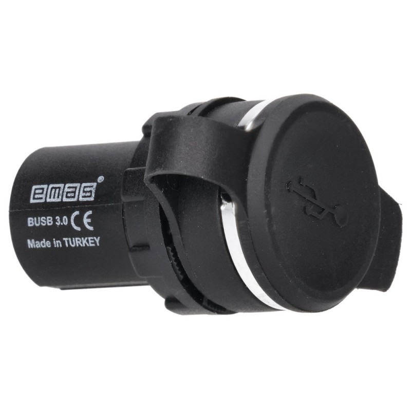 USB-разъем Ø22 с защитной крышкой, USB 3.0, EMAS (BUSB30)