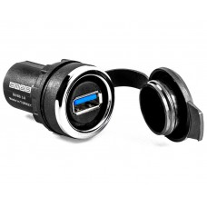 USB-разъем Ø22 с защитной крышкой, USB 3.0, EMAS (BUSB30)